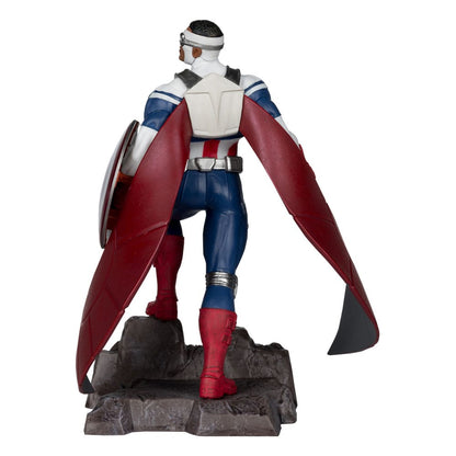 Marvel Collection Pvc Heykeli 1/10 Yüzbaşı Amerika (Tamamen Yeni Kaptan Amerika #1) 17 cm