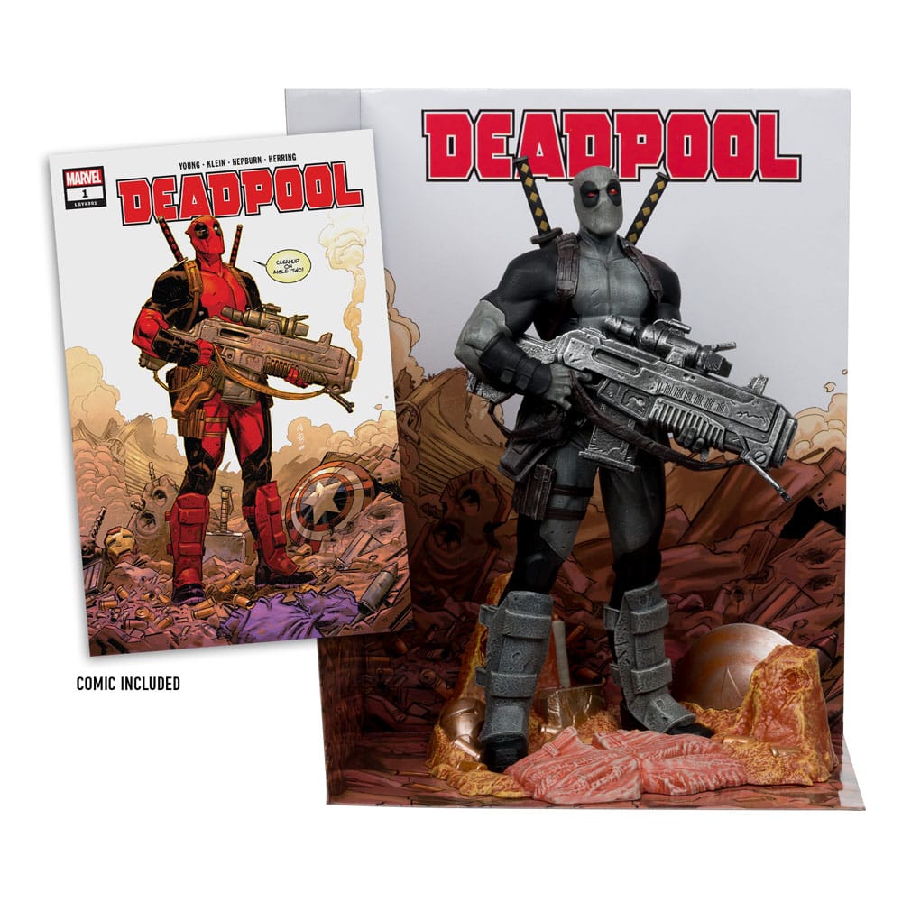 Marvel Collection PVC Statue 1/6 Deadpool (Deadpool #1) (Gray Suit Chase) 27 cm