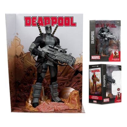 Marvel Collection PVC Statue 1/6 Deadpool (Deadpool #1) (Gray Suit Chase) 27 cm