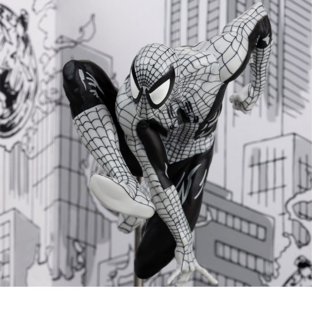 Marvel Collection PVC Statue 1/10 Spider-Man (Spider-Man #6) (linjekunst) (guldmærke) 10 cm