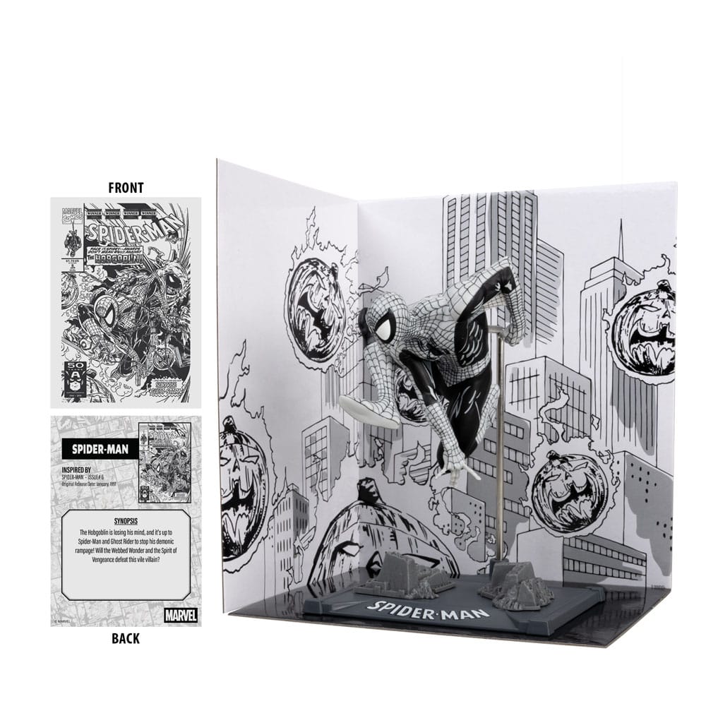 Marvel Collection PVC Statue 1/10 Spider-Man (Spider-Man #6) (Line Art) (Etiqueta de oro) 10 cm