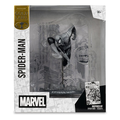 Marvel Collection PVC Statue 1/10 Spider-Man (Spider-Man #6) (Line Art) (Etiqueta de oro) 10 cm
