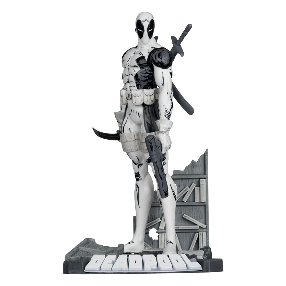 Estatua PVC Colección Marvel 1/10 Deadpool (Los Nuevos Mutantes #98) (Line Art) (Etiqueta Dorada) 17 cm