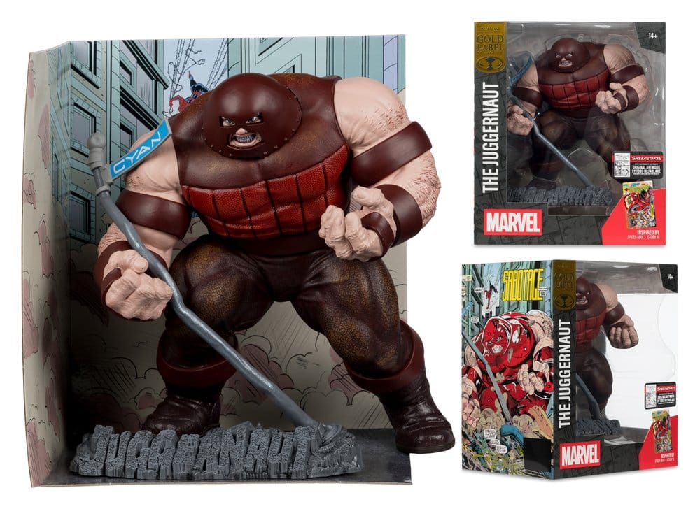 Marvel Collection PVC-staty 1/10 The Juggernaut (Spider-Man #16) Guldetikett 17 cm