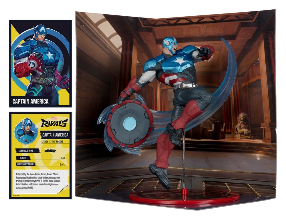 Marvel Rivals Collection Figurine 1/10 Captain America 20 cm