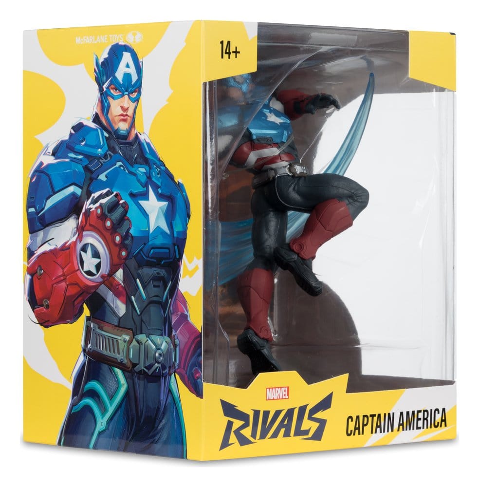 Marvel Rivals Collection 1/10 Actiefiguur Captain America 20 cm