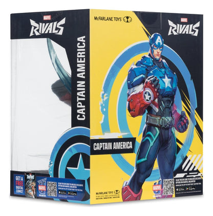 Marvel Rivals Collection 1/10 Actiefiguur Captain America 20 cm