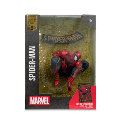Marvel Koleksiyonu PVC Heykeli 1/6 Örümcek Adam (Örümcek Adam # 1) (Gold Edition) (Altın Etiket) 15 cm