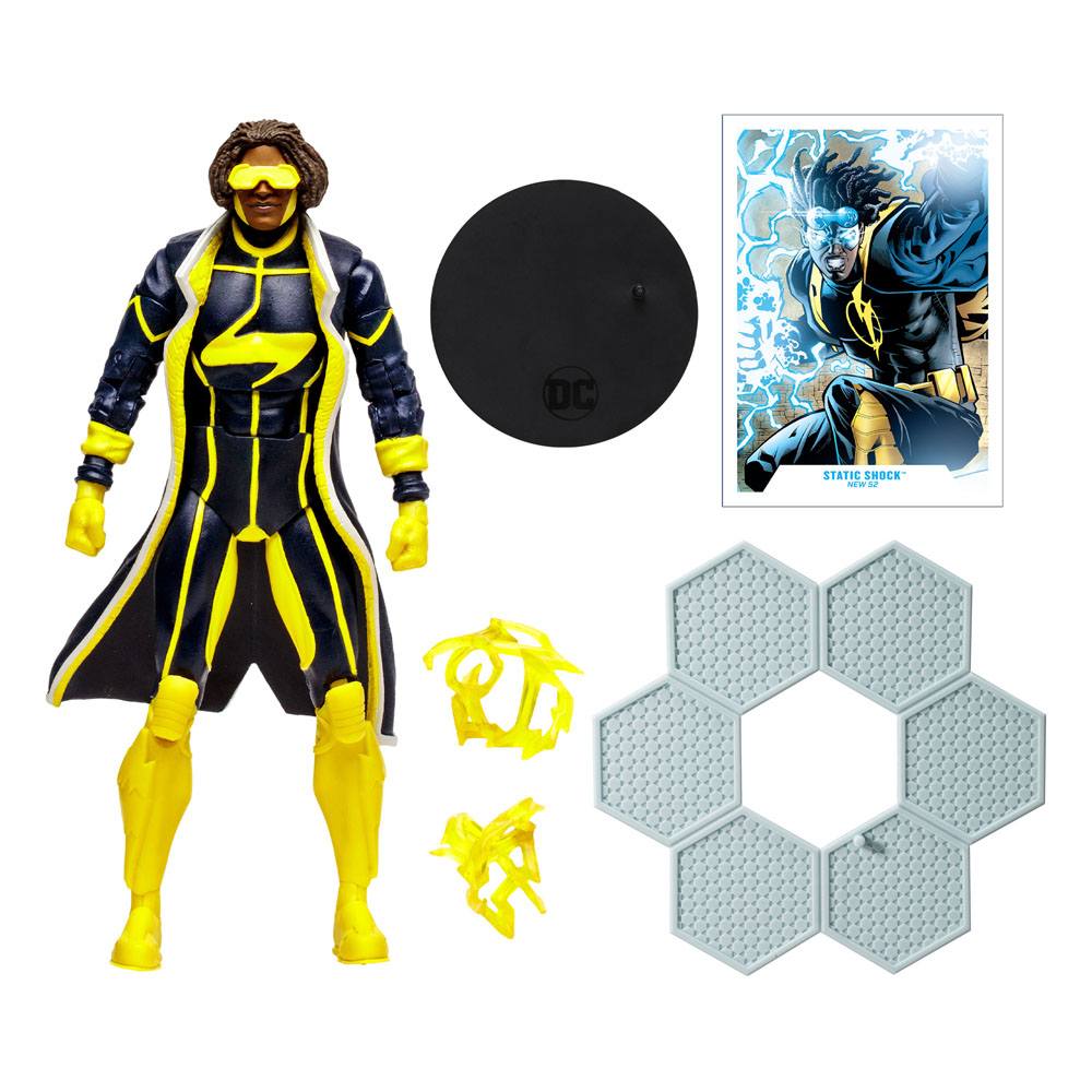 DC Multiverse Action Figure Static Shock (New 52) 18 cm - Damaged packaging