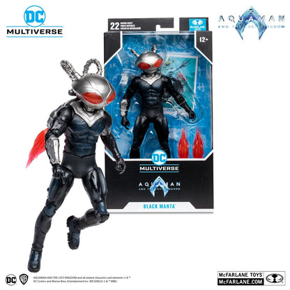 Aquaman and the Lost Kingdom DC Multiverse Action Figure Black Manta 18 cm