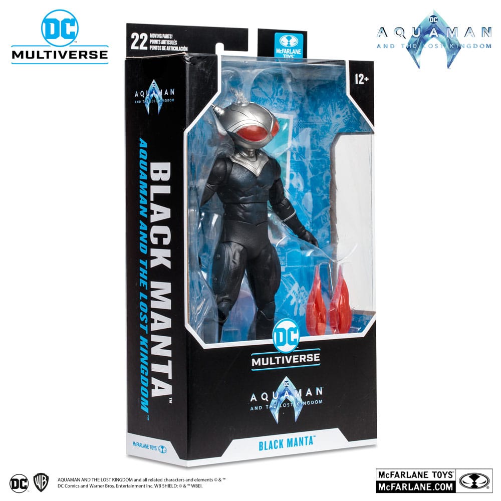 Aquaman and the Lost Kingdom DC Multiverse Action Figure Black Manta 18 cm