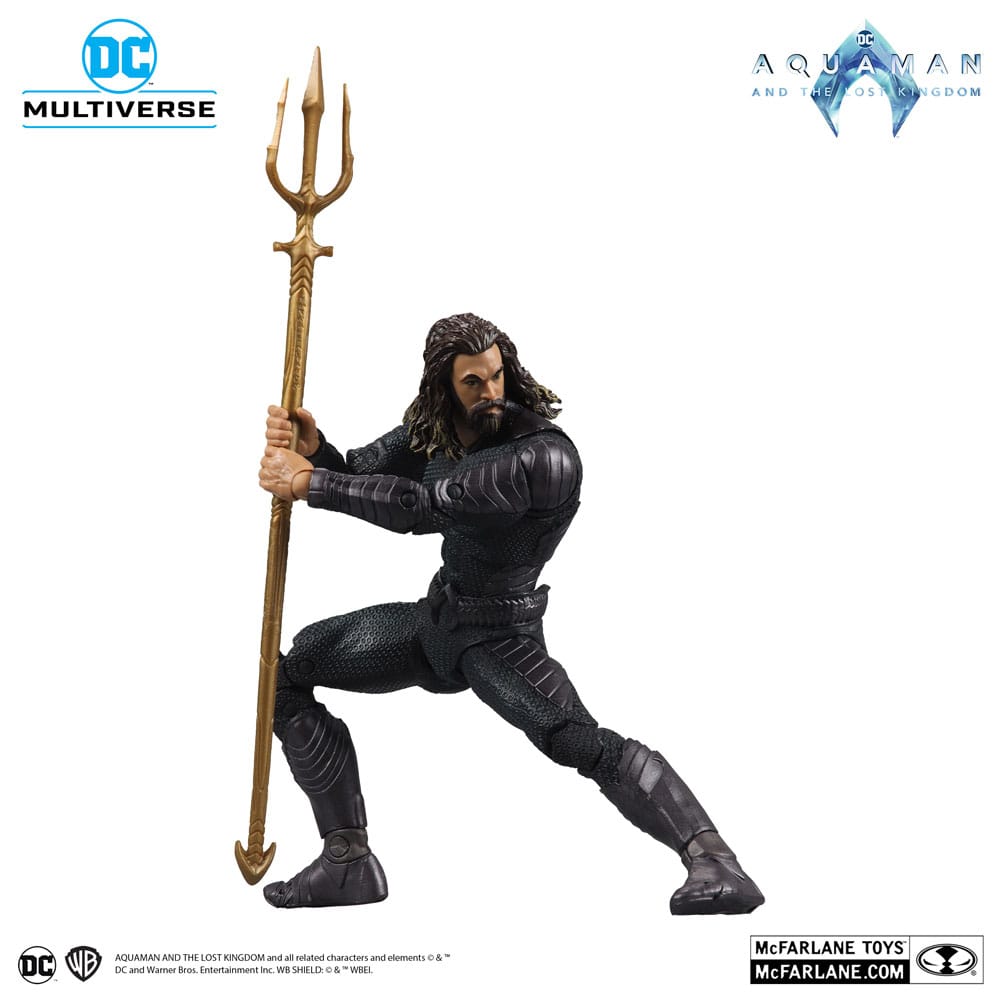 Aquaman und das Lost Kingdom DC Multiverse Actionfigur Aquaman mit Stealth -Anzug 18 cm