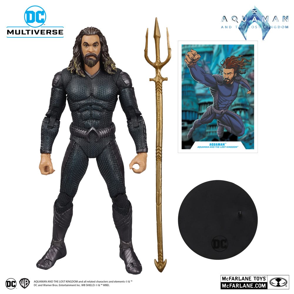 Aquaman und das Lost Kingdom DC Multiverse Actionfigur Aquaman mit Stealth -Anzug 18 cm