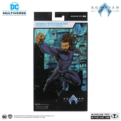 Aquaman und das Lost Kingdom DC Multiverse Actionfigur Aquaman mit Stealth -Anzug 18 cm