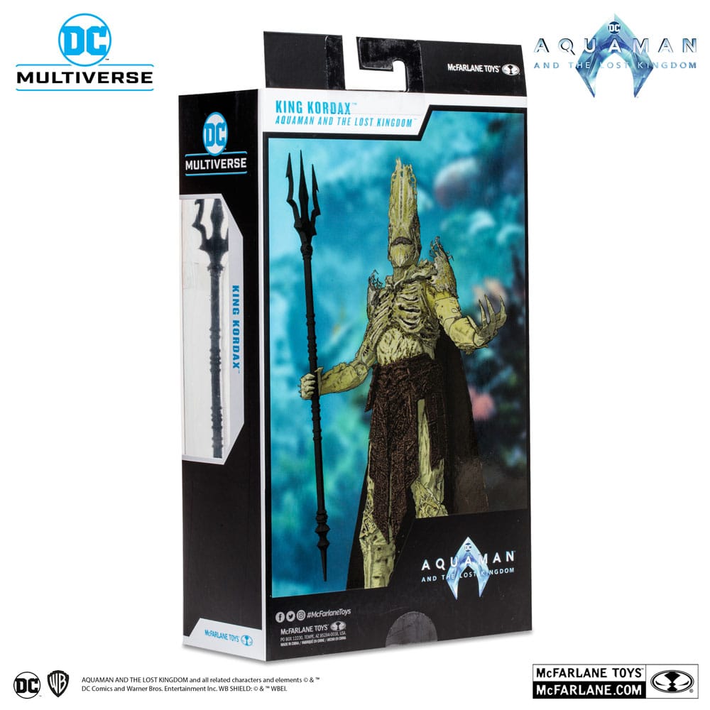 Aquaman and the Lost Kingdom DC Multiverse Action Figure King Kordax 18 cm