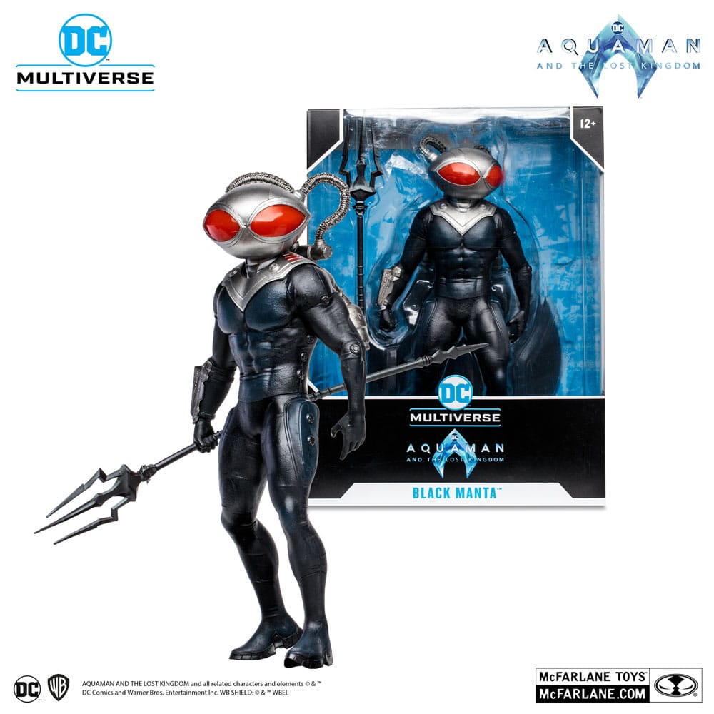 Aquaman and the Lost Kingdom DC Multiverse Megafig Action Figure Black Manta 30 cm