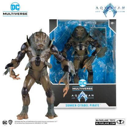 Aquaman and the Lost Kingdom DC Multiverse Megafig Action Figure Sunken Citadel Pirate 30 cm