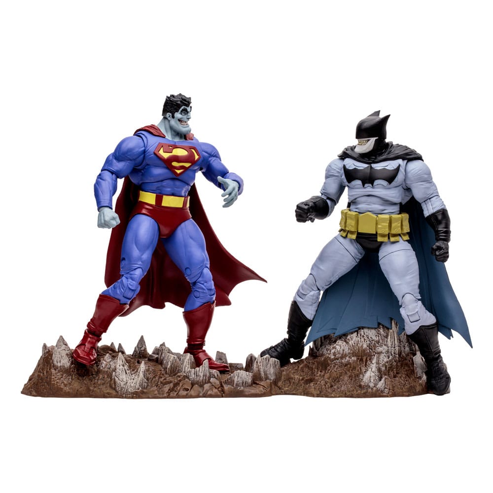 DC Multivese Action Şekil 2 Pack Bizarro ve Batzarro 18 cm