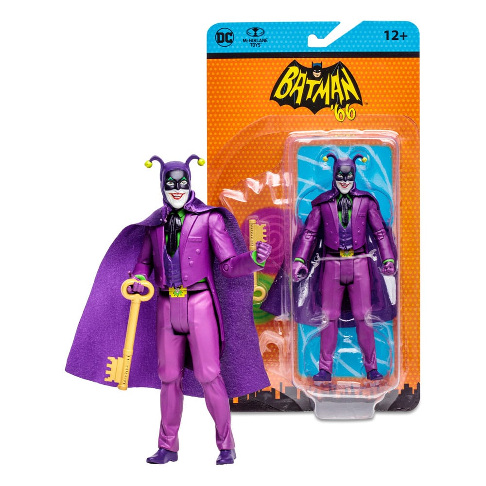 DC Retro Actie Figuur Batman 66 The Joker (Strip) 15 cm