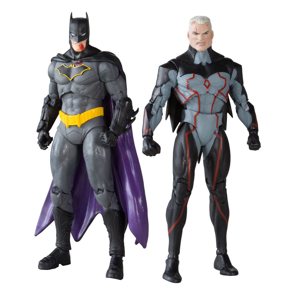 DC kolekcionarske akcije Slike Pack od 2 omega (razotkriveni) i Batman (krvavo) (zlatna naljepnica) 18 cm