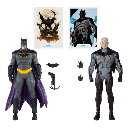 DC kolekcionarske akcije Slike Pack od 2 omega (razotkriveni) i Batman (krvavo) (zlatna naljepnica) 18 cm