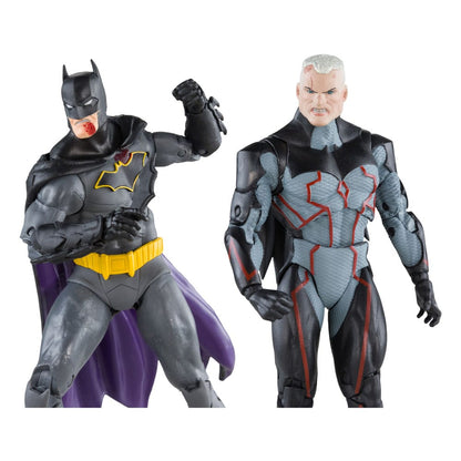 DC kolekcionarske akcije Slike Pack od 2 omega (razotkriveni) i Batman (krvavo) (zlatna naljepnica) 18 cm