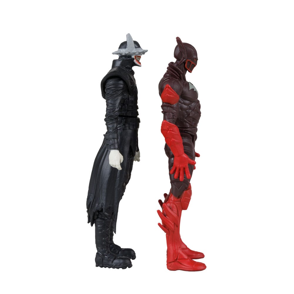 DC Direct Gaming Action Figures Batman Who Laughs & Red Death (Dark Nights Metal #1) 8 cm