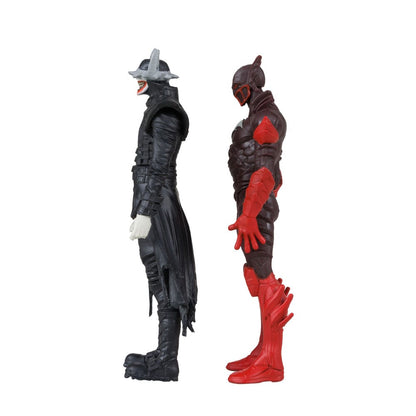 DC Direct Gaming Action Figures Batman Who Laughs & Red Death (Dark Nights Metal #1) 8 cm