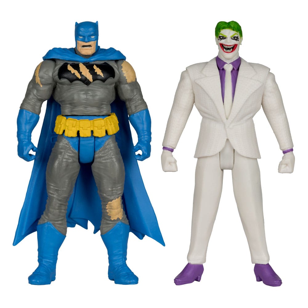 DC Direct Page Punchers Action Figur 2-Pack Batman & The Joker (Batman: The Dark Knight Returns) 8 cm