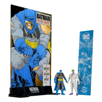 DC Direct Page Punchers Action Figur 2-Pack Batman & The Joker (Batman: The Dark Knight Returns) 8 cm