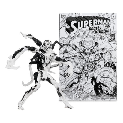 DC Direct Page Punchers Aksiyon Figürleri ve 4 Superman Serisi (Sketch Edition) (Gold Label) 18 cm çizgi roman paketi