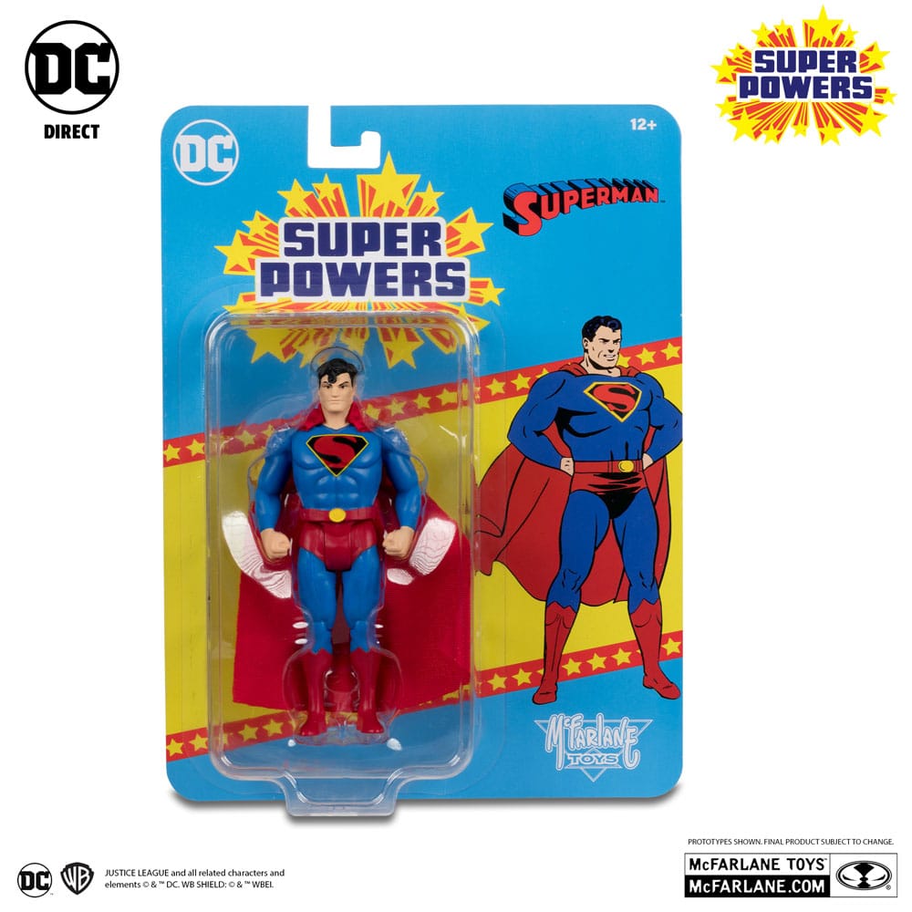 DC Direct Super Powers Action Figure Superman (Fleischer Variant) 13 cm