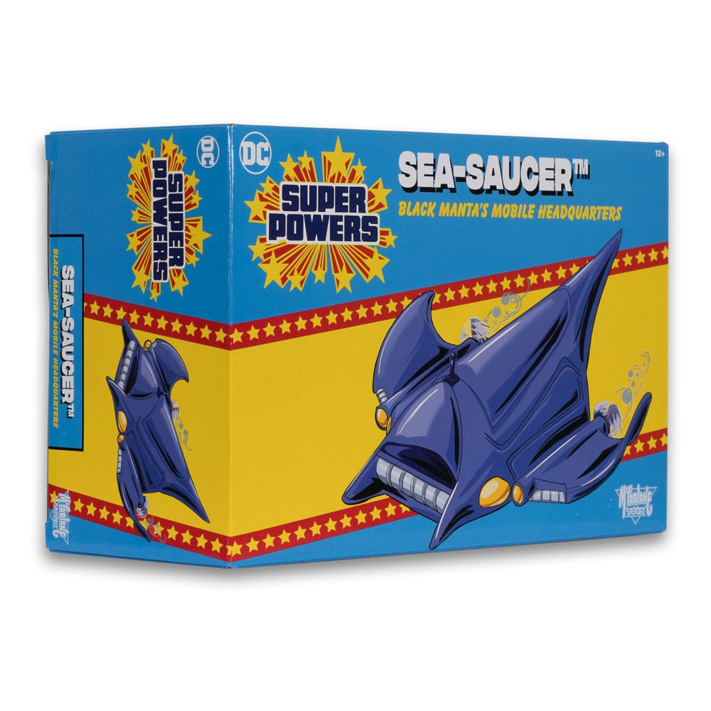DC Direct Super Powers Fahrzeuge Schwarze Manta Seaaucer 10 cm