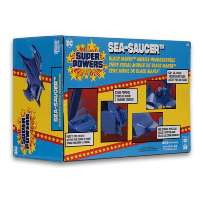 DC Direct Super Powers Fahrzeuge Schwarze Manta Seaaucer 10 cm
