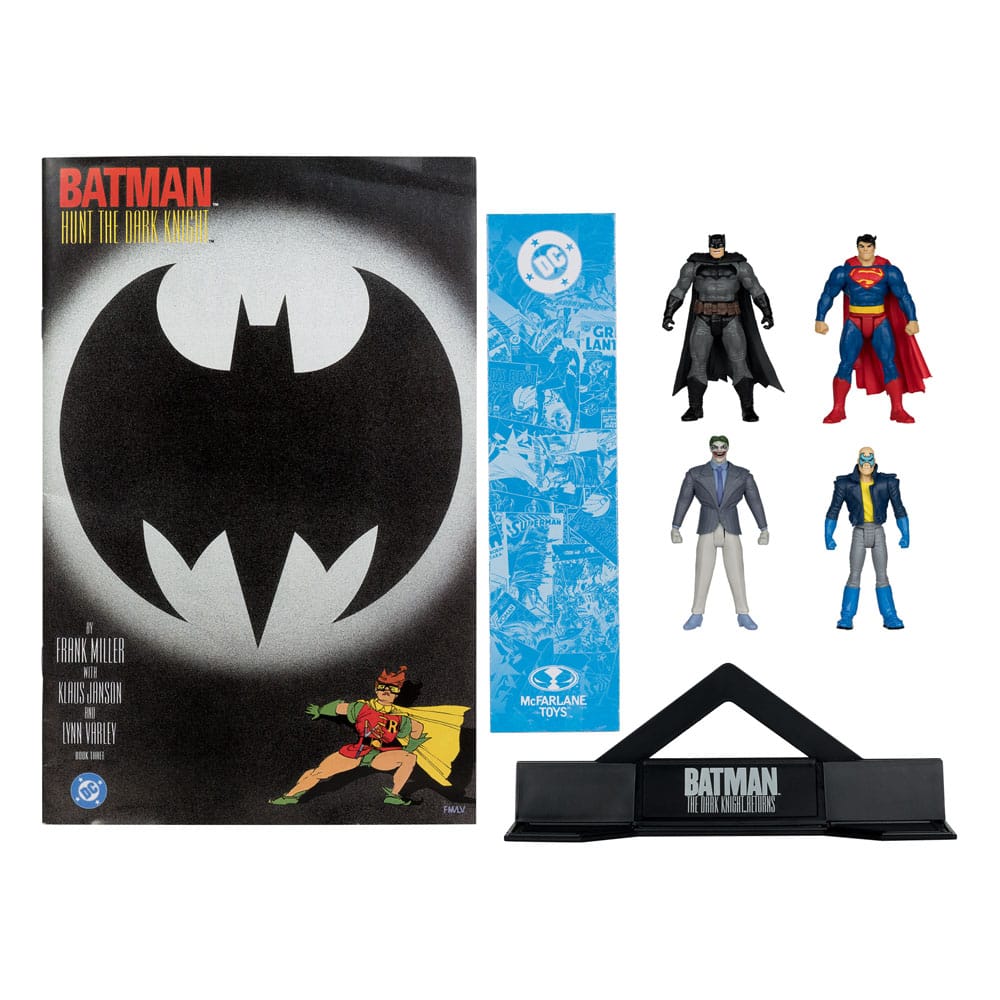 DC Direct Page Punchers Action Figur 4-Pack Batman & søn af Batman & Superman & Joker 7 cm