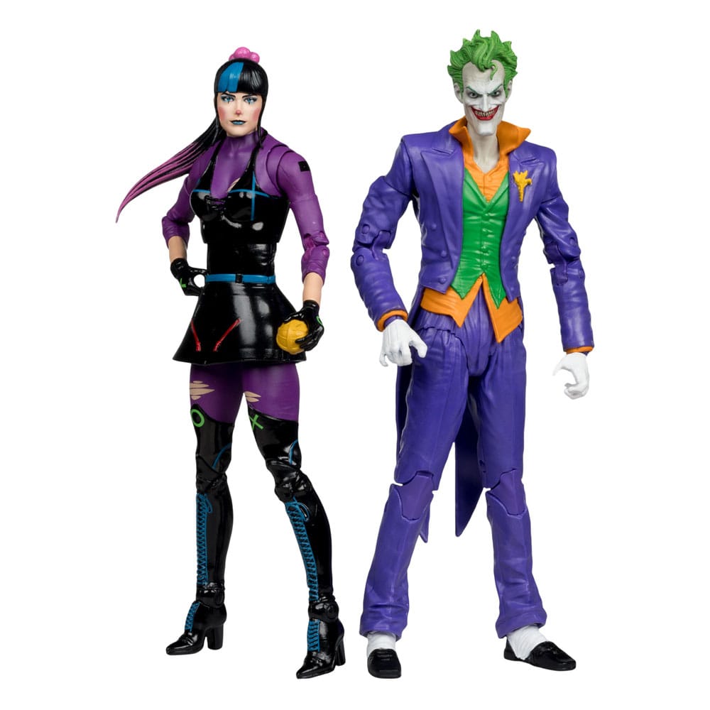 DC Multiverse Actiefiguren Pakket van 2 The Joker &amp; Punchline 18 cm