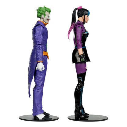 DC Multiverse Actiefiguren Pakket van 2 The Joker &amp; Punchline 18 cm