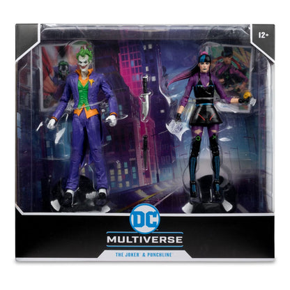 DC Multiverse Actiefiguren Pakket van 2 The Joker &amp; Punchline 18 cm