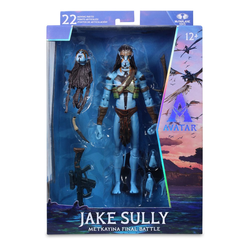 Avatar: Fire and Ash Actionfigur Jake Sully (Metkayina Final Battle) 18 cm