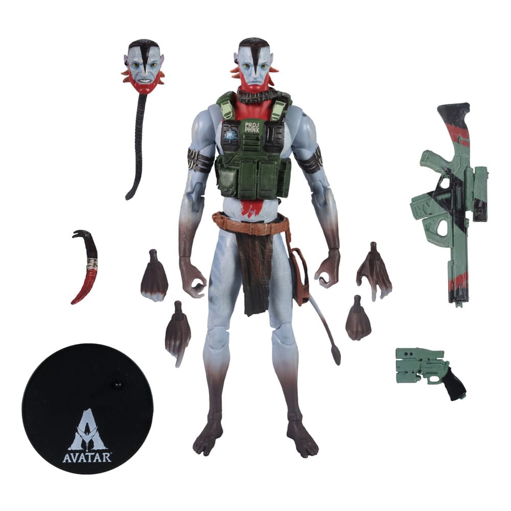 Avatar: Fire and Ash Action Figur Recom Quaritch (Ash Warrior) 18 cm