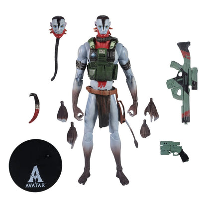 Avatar: Fire and Ash Action Figur Recom Quaritch (Ash Warrior) 18 cm