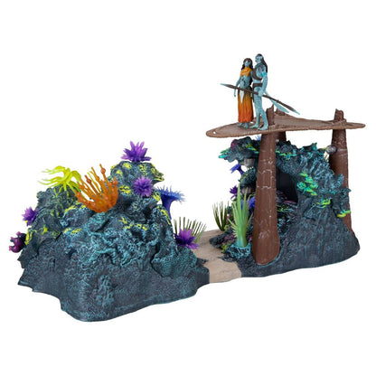 Avatar: la voie de l'action en eau figure Metkayina Reef avec Tonowari et Ronal - Emballage endommagé