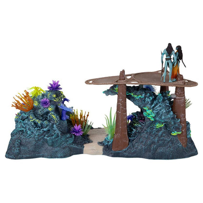 Avatar: The Way of Water Action Figures Metkayina Reef with Tonowari and Ronal