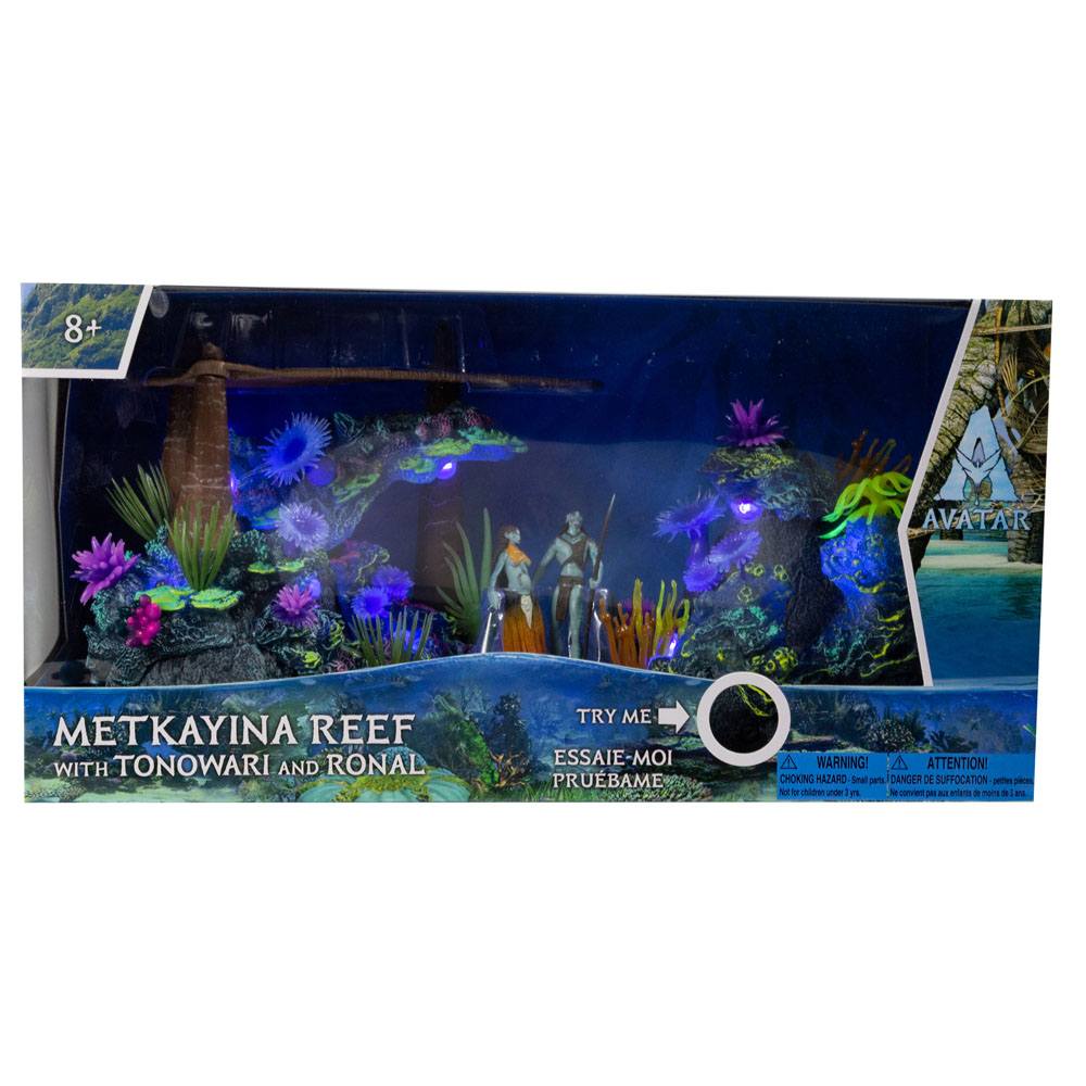 Avatar: la voie de l'action en eau figure Metkayina Reef avec Tonowari et Ronal - Emballage endommagé