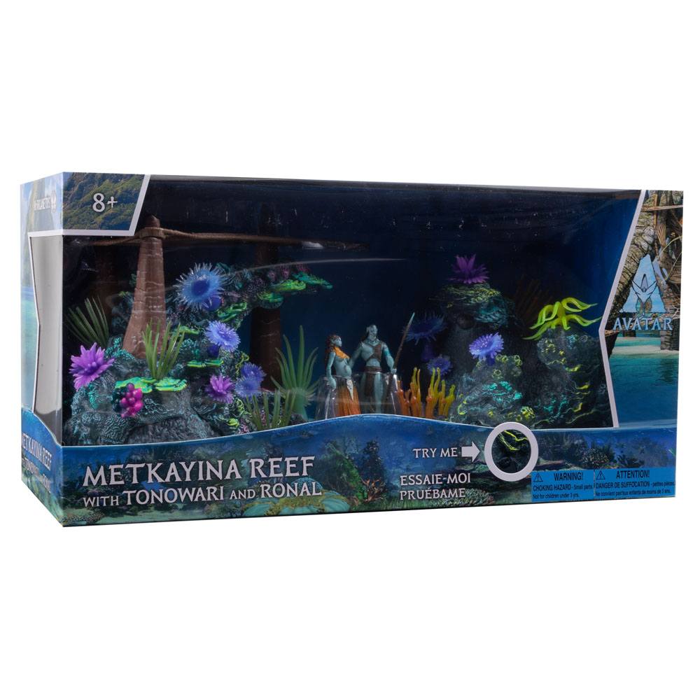 Avatar: la voie de l'action en eau figure Metkayina Reef avec Tonowari et Ronal - Emballage endommagé