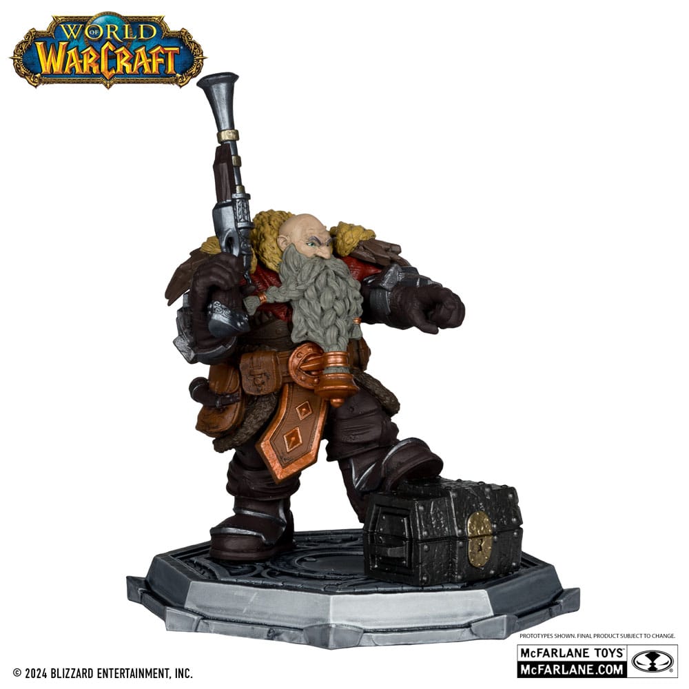 World of Warcraft PVC Statue 2-Pack 1/12 Hunter Dwarf: Beast Master & Pandaren: Monk (Etiqueta de oro) 15 cm