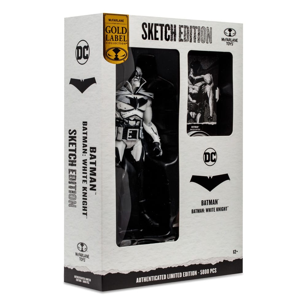 DC Multiverse Action Skice Edition Batman (Batman: White Knight) (zlatna naljepnica) 18 cm