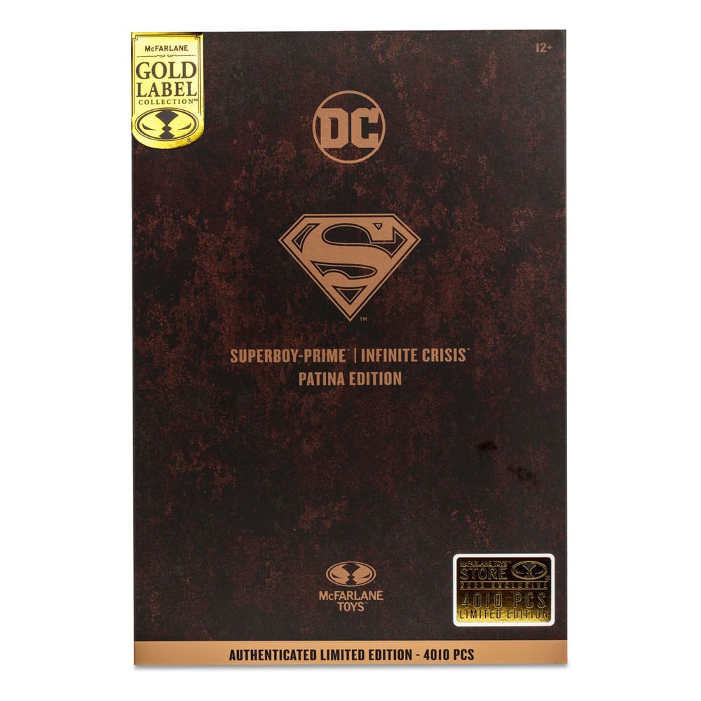 DC Multiverse Actiefiguur Superboy Prime (Patina) (Goud Label) 18 cm