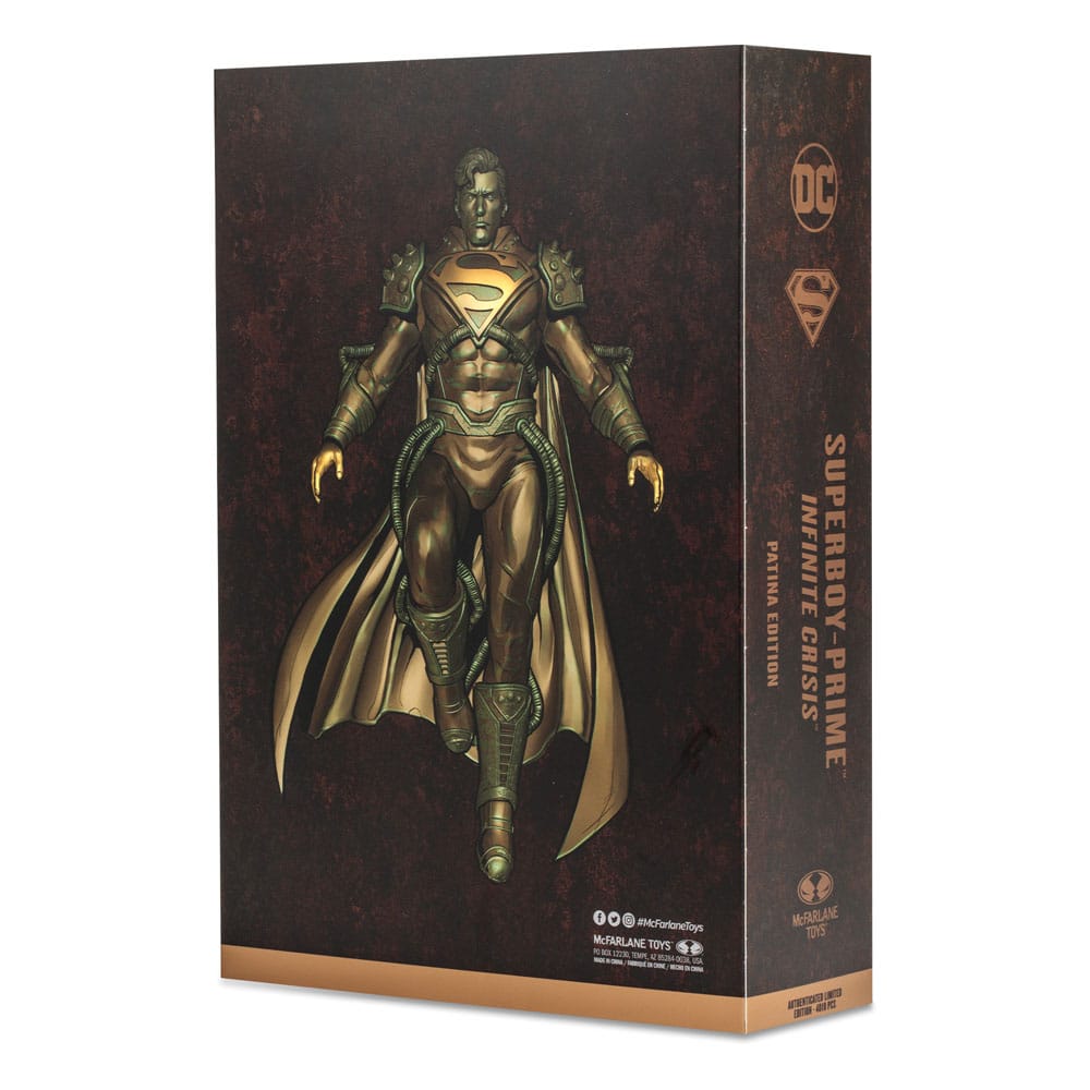 DC Multiverse Actiefiguur Superboy Prime (Patina) (Goud Label) 18 cm