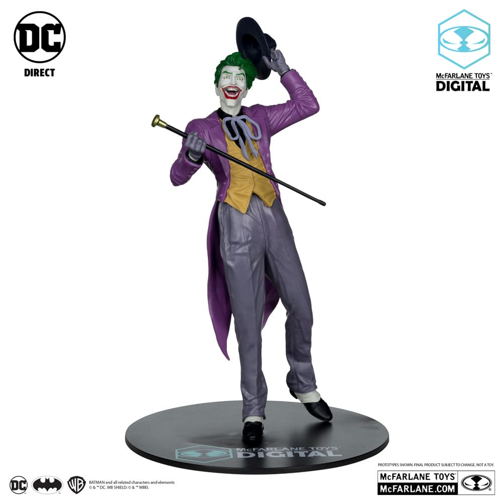 DC Direct Pvc Statue 1/6 The Joker di Jason Fabok (McFarlane Digital) 29 cm